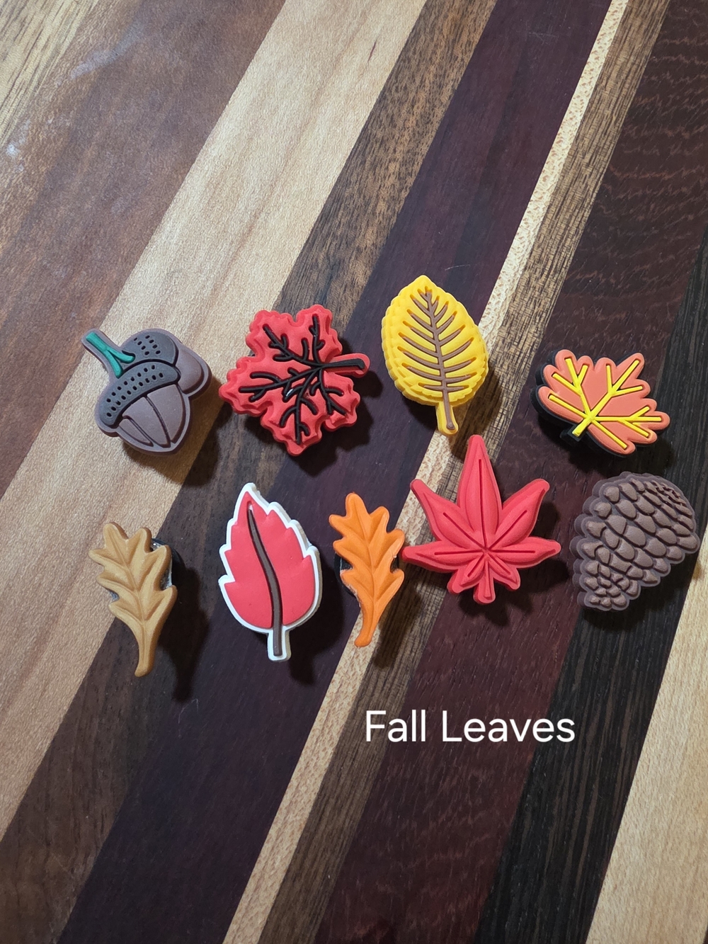Crocs Charms Featuring Fall Leaves